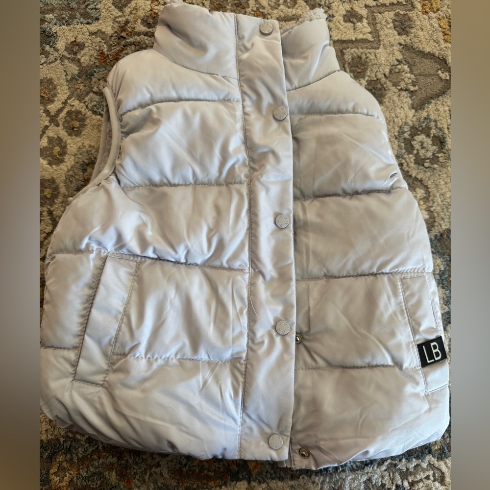 Little Bipsy Light Gray Puffer Vest